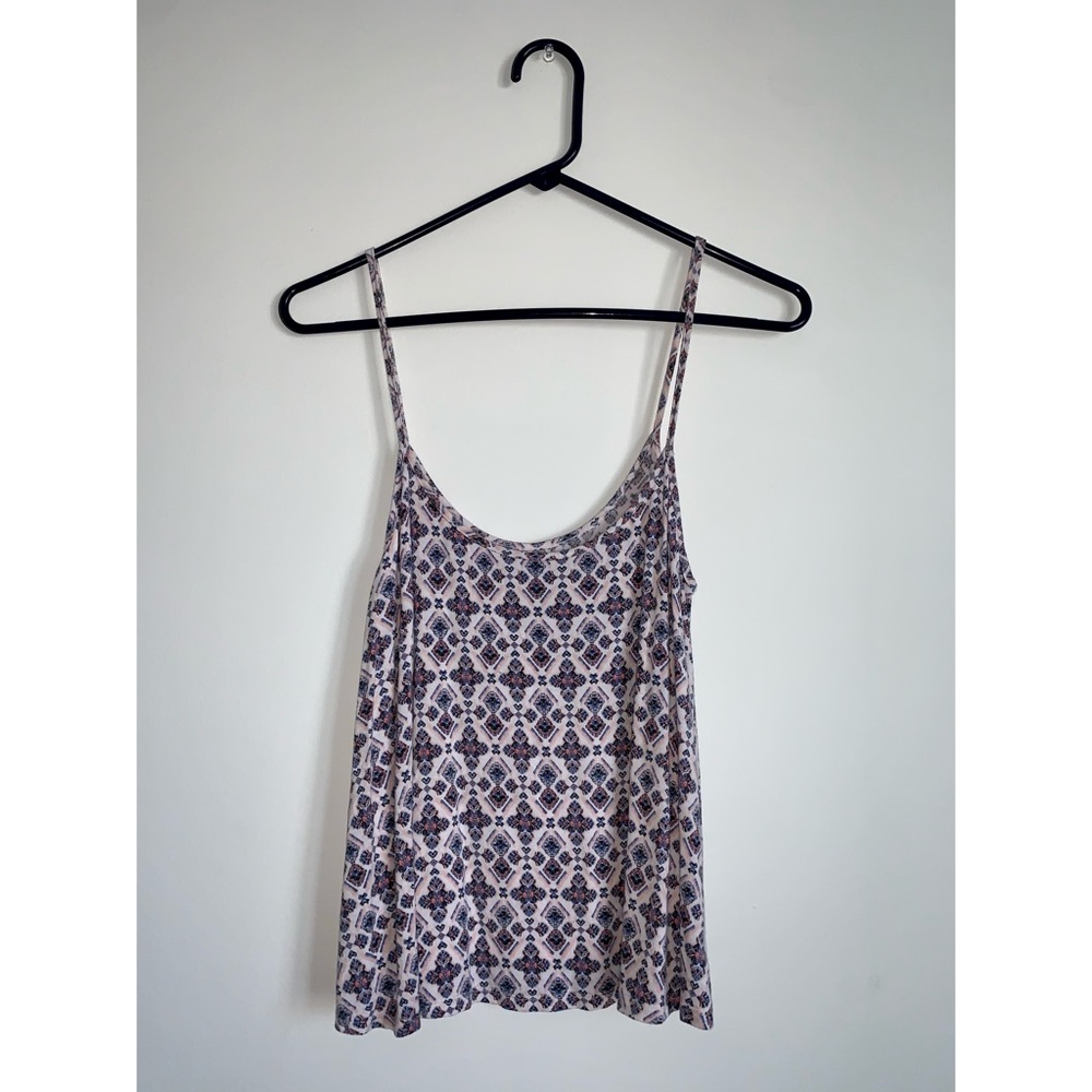 Purple Patterned Soft & Sexy Tank Top
